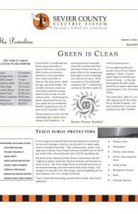 A page of the article about green is clean.