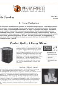 A page of the home evaluation website