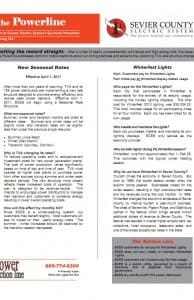 A page of the new document rules and winter light.