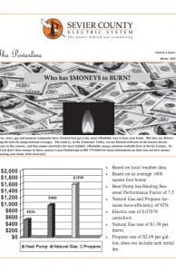 A newspaper with a picture of money and the headline " who has emones to burn ?"